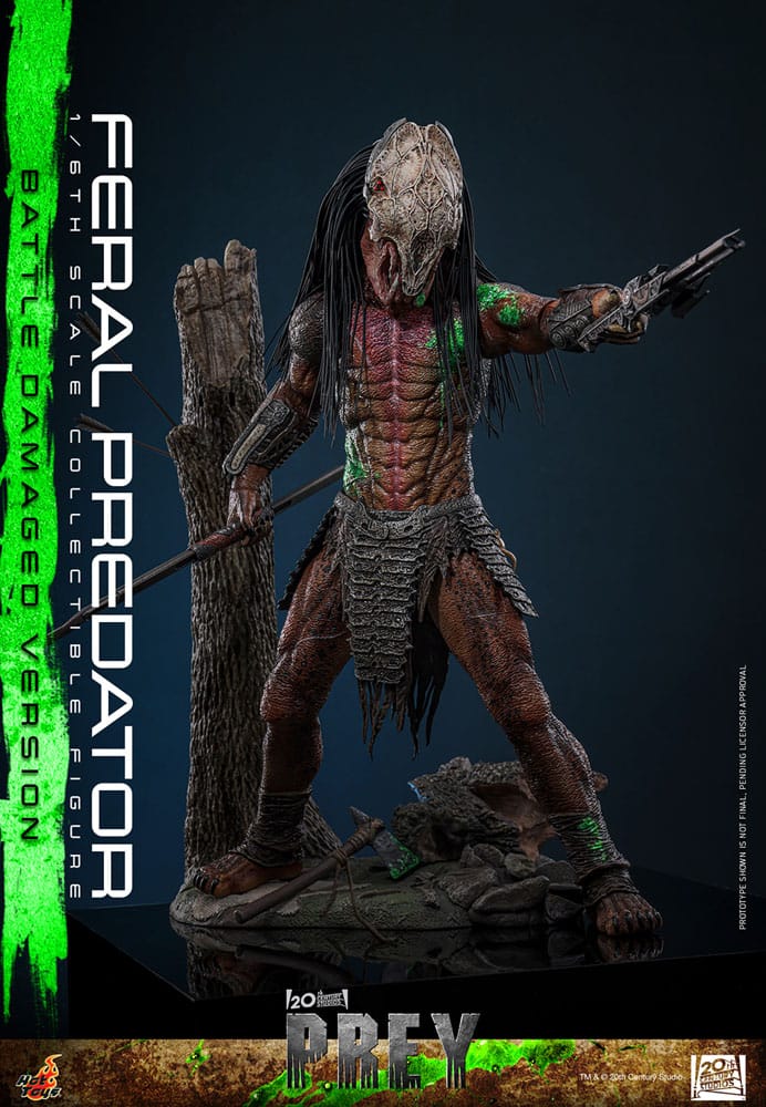 Prey Figura 1/6 Feral Predator (Battle Damaged Version) 37 cm