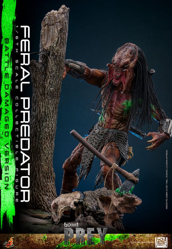 Prey Figura 1/6 Feral Predator (Battle Damaged Version) 37 cm