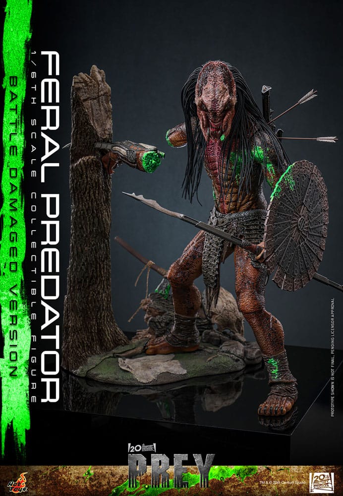 Prey Figura 1/6 Feral Predator (Battle Damaged Version) 37 cm