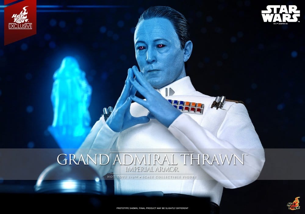 Star Wars: Rebels Television Masterpiece Figura 1/6 Grand Admiral Thrawn (Imperial Armor) Hot Toys Exclusive 32 cm