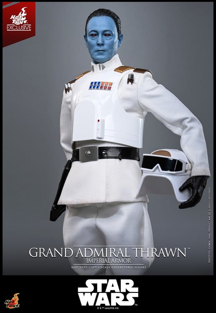 Star Wars: Rebels Television Masterpiece Figura 1/6 Grand Admiral Thrawn (Imperial Armor) Hot Toys Exclusive 32 cm