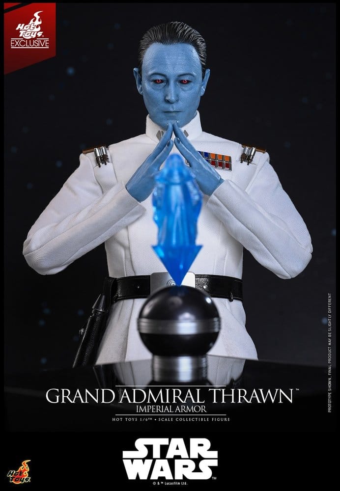 Star Wars: Rebels Television Masterpiece Figura 1/6 Grand Admiral Thrawn (Imperial Armor) Hot Toys Exclusive 32 cm