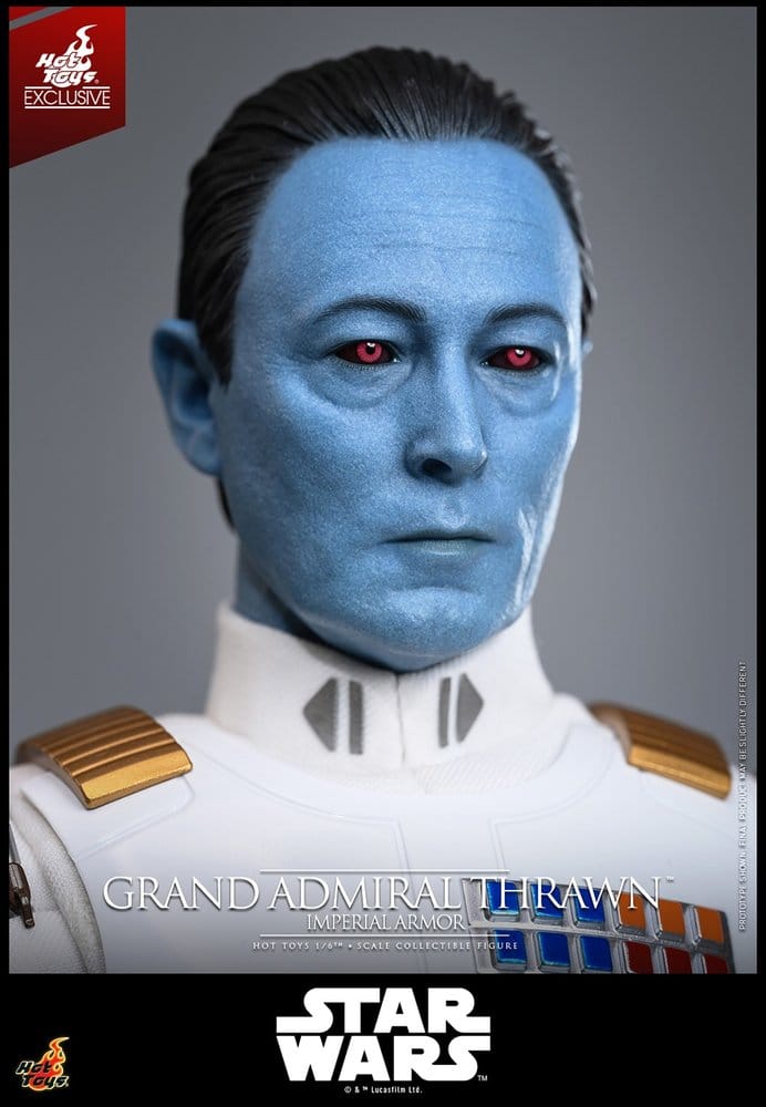 Star Wars: Rebels Television Masterpiece Figura 1/6 Grand Admiral Thrawn (Imperial Armor) Hot Toys Exclusive 32 cm