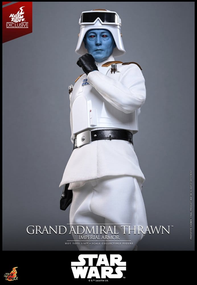 Star Wars: Rebels Television Masterpiece Figura 1/6 Grand Admiral Thrawn (Imperial Armor) Hot Toys Exclusive 32 cm