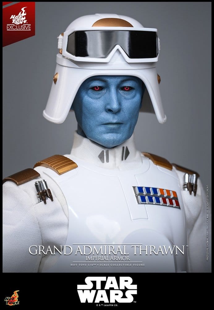 Star Wars: Rebels Television Masterpiece Figura 1/6 Grand Admiral Thrawn (Imperial Armor) Hot Toys Exclusive 32 cm