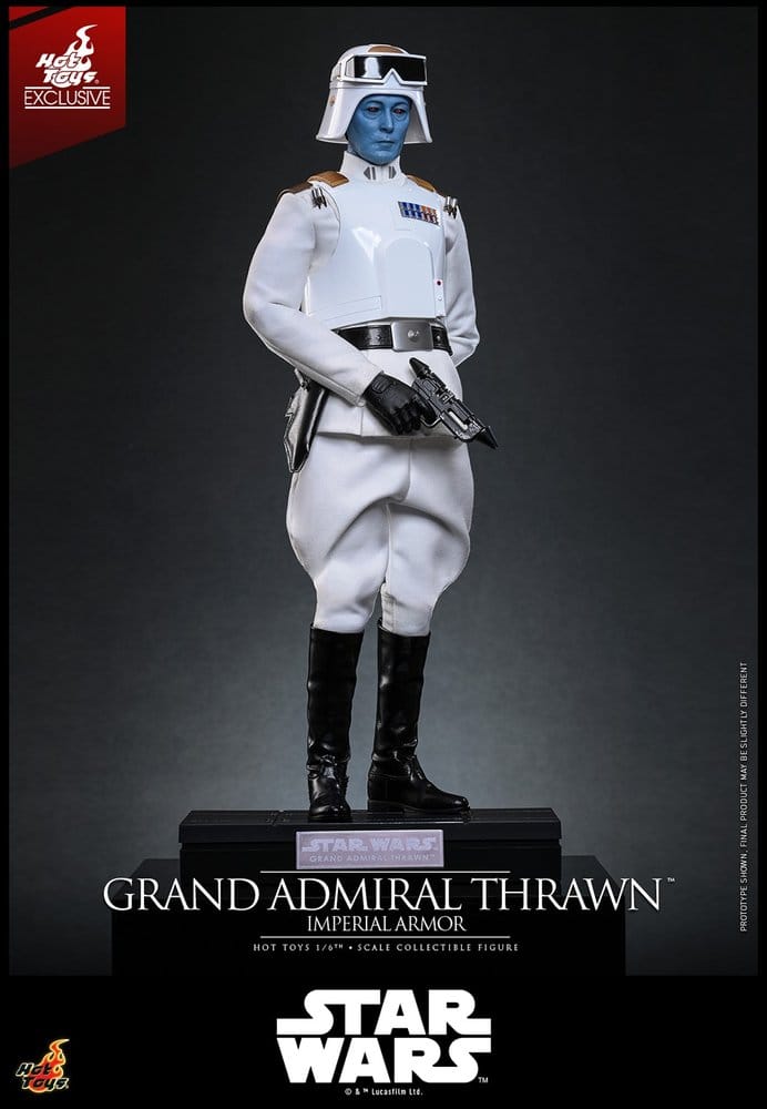 Star Wars: Rebels Television Masterpiece Figura 1/6 Grand Admiral Thrawn (Imperial Armor) Hot Toys Exclusive 32 cm