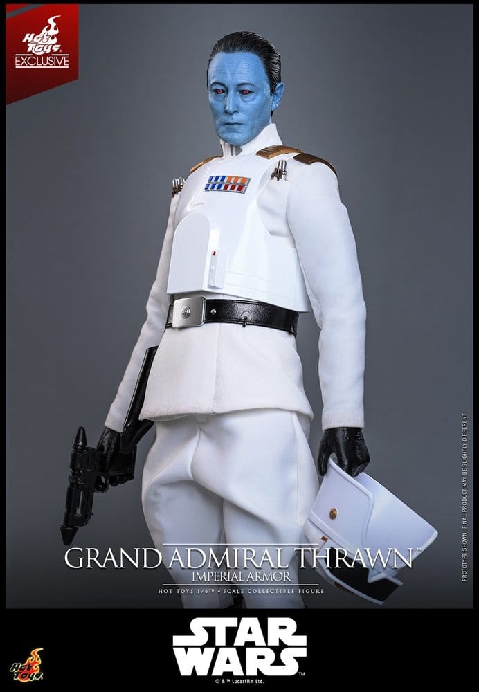 Star Wars: Rebels Television Masterpiece Figura 1/6 Grand Admiral Thrawn (Imperial Armor) Hot Toys Exclusive 32 cm