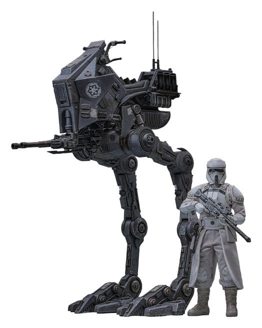 Star Wars: The Mandalorian & Grogu Movie Masterpiece Set de Figuras 1/6 Imperial Remnant AT-RT Driver & AT-RT 60 cm