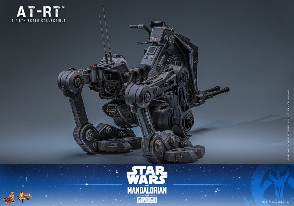 Star Wars: The Mandalorian & Grogu Movie Masterpiece Set de Figuras 1/6 Imperial Remnant AT-RT Driver & AT-RT 60 cm