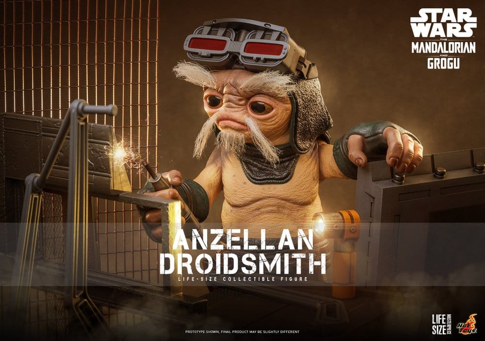 Star Wars: The Mandalorian & Grogu Figura a escala real Anzellan Droidsmith 27 cm