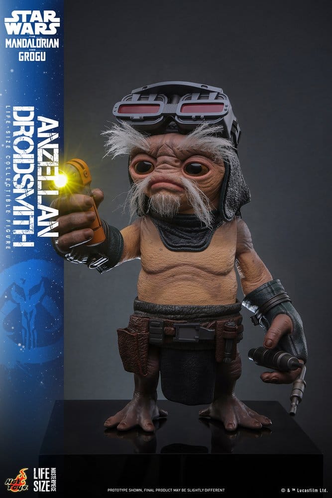 Star Wars: The Mandalorian & Grogu Figura a escala real Anzellan Droidsmith 27 cm