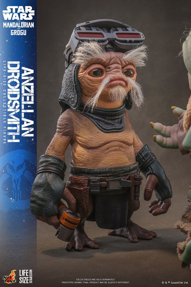 Star Wars: The Mandalorian & Grogu Figura a escala real Anzellan Droidsmith 27 cm