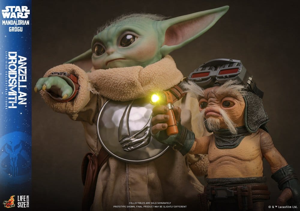 Star Wars: The Mandalorian & Grogu Figura a escala real Anzellan Droidsmith 27 cm