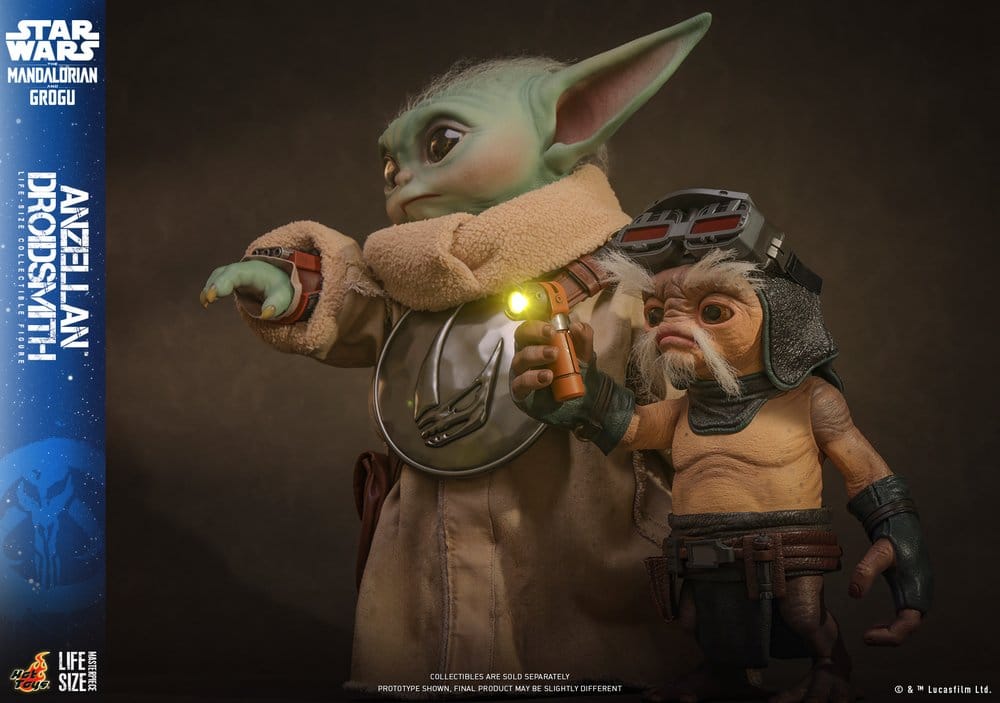 Star Wars: The Mandalorian & Grogu Figura a escala real Anzellan Droidsmith 27 cm