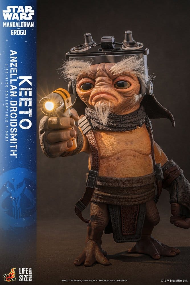 Star Wars: The Mandalorian & Grogu Life-Size Masterpiece Figura a escala real Keeto (Anzellan Droidsmith) 26 cm