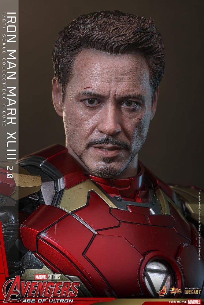 Vengadores: La era de Ultrón Figura Movie Masterpiece Diecast 1/6 Iron Man Mark XLIII (2.0) 32 cm
