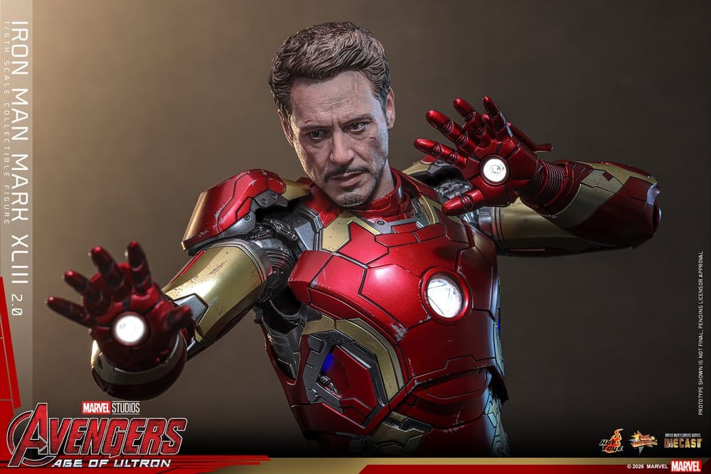 Vengadores: La era de Ultrón Figura Movie Masterpiece Diecast 1/6 Iron Man Mark XLIII (2.0) 32 cm