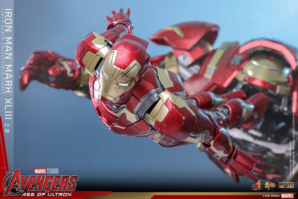 Vengadores: La era de Ultrón Figura Movie Masterpiece Diecast 1/6 Iron Man Mark XLIII (2.0) 32 cm