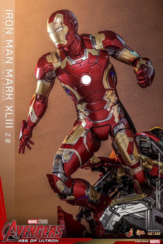 Vengadores: La era de Ultrón Figura Movie Masterpiece Diecast 1/6 Iron Man Mark XLIII (2.0) 32 cm