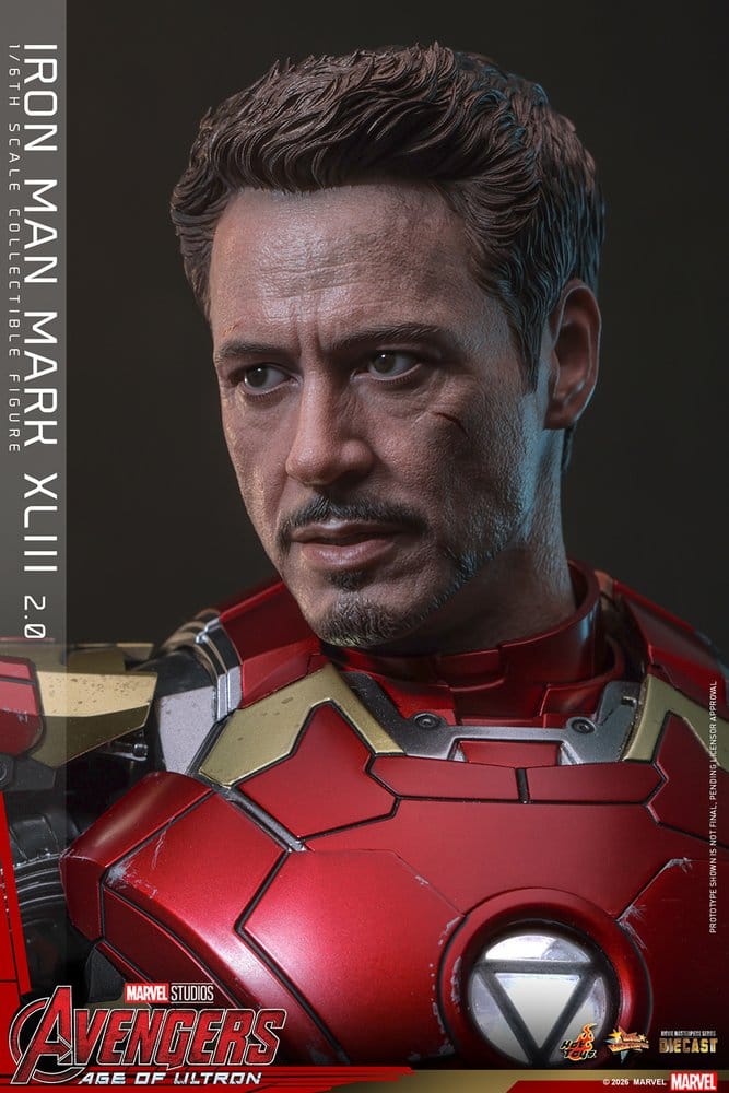 Vengadores: La era de Ultrón Figura Movie Masterpiece Diecast 1/6 Iron Man Mark XLIII (2.0) 32 cm