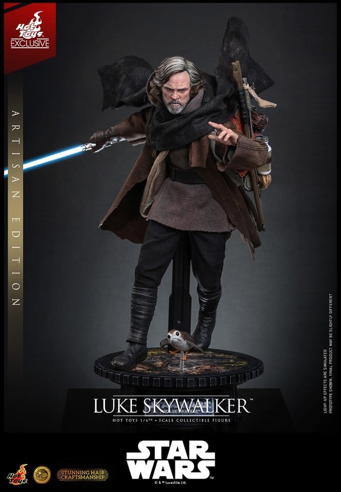 Star Wars: Los Últimos Jedi Movie Masterpiece Figura 1/6 Luke Skywalker (Artisan Edition) 29 cm