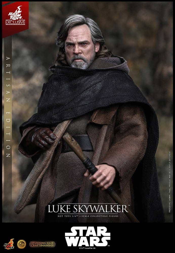 Star Wars: Los Últimos Jedi Movie Masterpiece Figura 1/6 Luke Skywalker (Artisan Edition) 29 cm