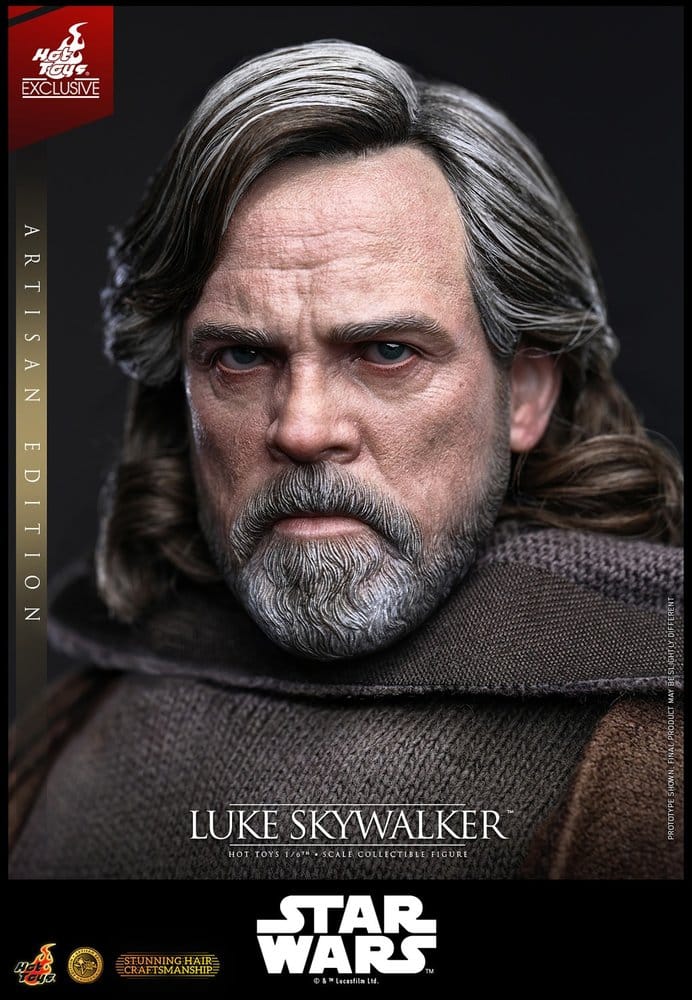 Star Wars: Los Últimos Jedi Movie Masterpiece Figura 1/6 Luke Skywalker (Artisan Edition) 29 cm