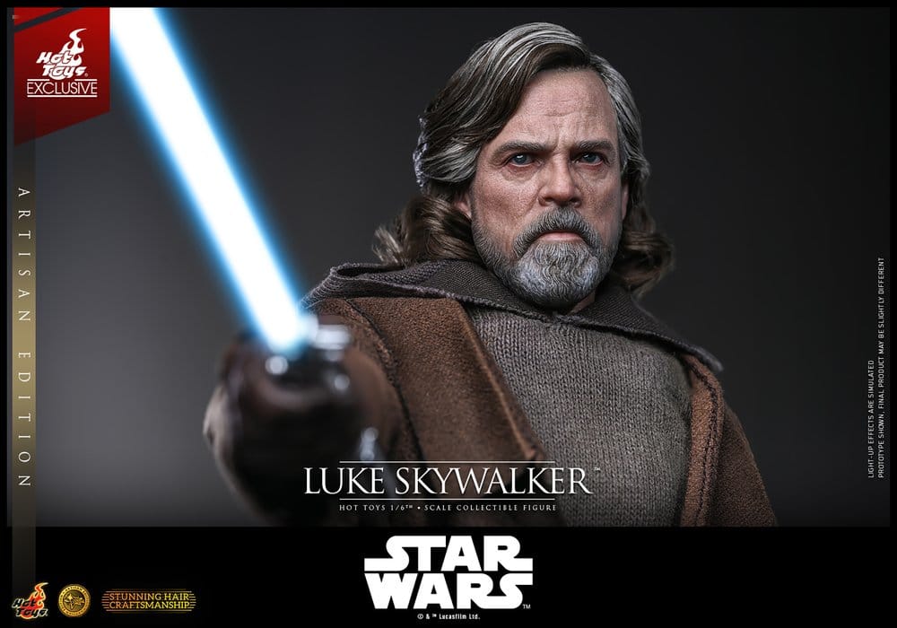 Star Wars: Los Últimos Jedi Movie Masterpiece Figura 1/6 Luke Skywalker (Artisan Edition) 29 cm