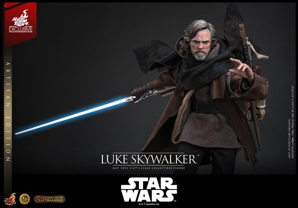 Star Wars: Los Últimos Jedi Movie Masterpiece Figura 1/6 Luke Skywalker (Artisan Edition) 29 cm