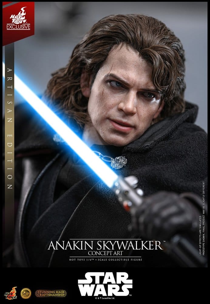 Star Wars Episodio III: La Venganza de los Sith Movie Masterpiece Figura 1/6 Anakin Skywalker (Concept Art Version) (Artisan Edition) Hot Toys Exclusive 31 cm