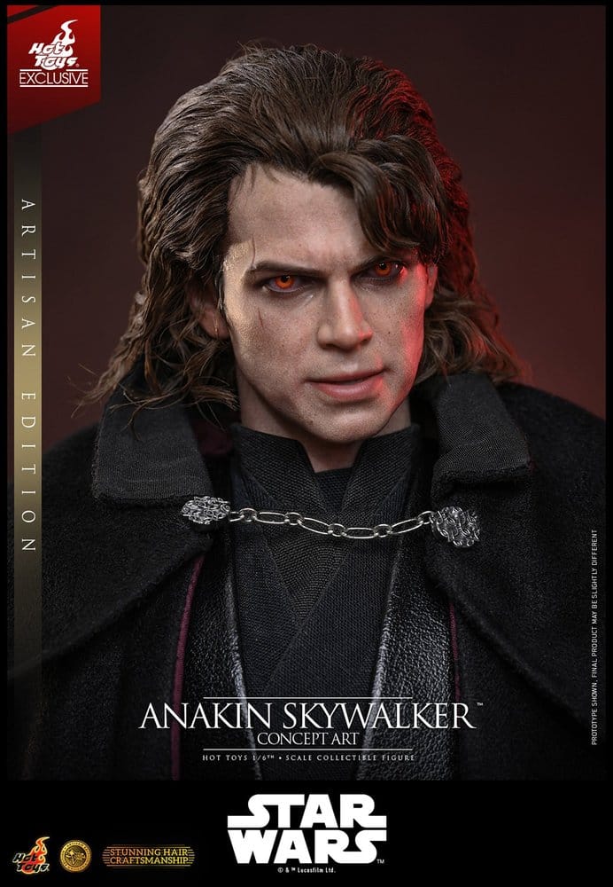 Star Wars Episodio III: La Venganza de los Sith Movie Masterpiece Figura 1/6 Anakin Skywalker (Concept Art Version) (Artisan Edition) Hot Toys Exclusive 31 cm