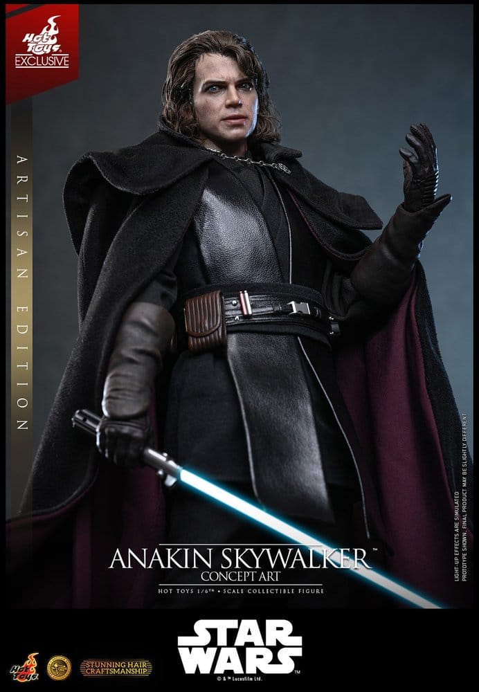 Star Wars Episodio III: La Venganza de los Sith Movie Masterpiece Figura 1/6 Anakin Skywalker (Concept Art Version) (Artisan Edition) Hot Toys Exclusive 31 cm