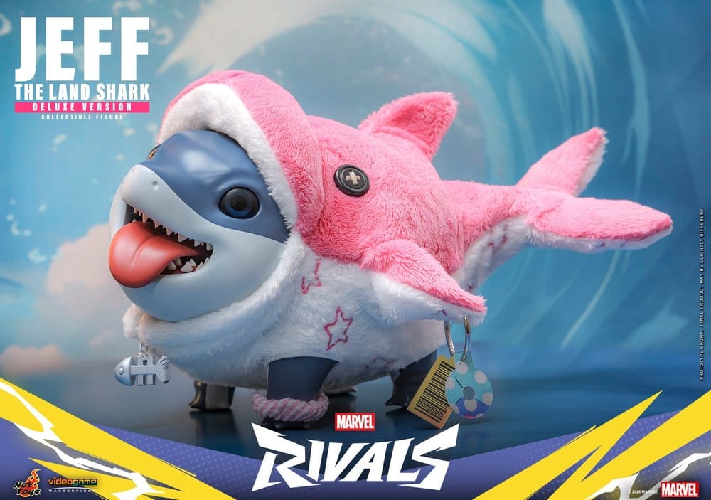 Marvel Rivals Videogame Masterpiece Series Figura de acción Jeff the Land Shark (Deluxe Version) 11 cm
