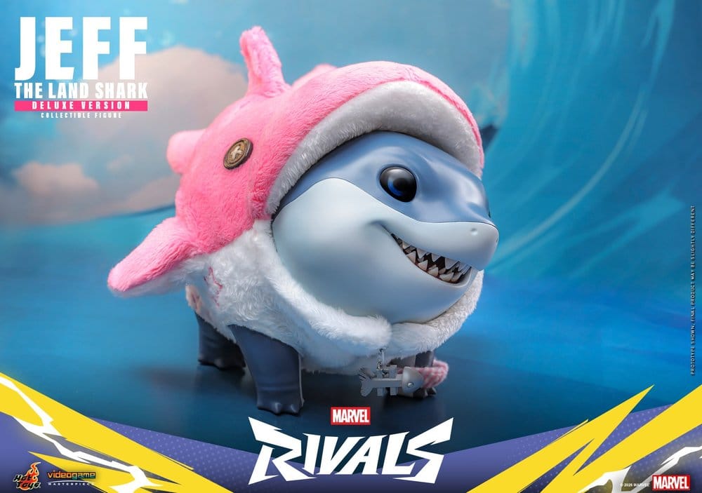 Marvel Rivals Videogame Masterpiece Series Figura de acción Jeff the Land Shark (Deluxe Version) 11 cm