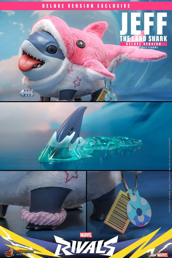 Marvel Rivals Videogame Masterpiece Series Figura de acción Jeff the Land Shark (Deluxe Version) 11 cm