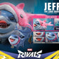 Marvel Rivals Videogame Masterpiece Series Figura de acción Jeff the Land Shark (Deluxe Version) 11 cm