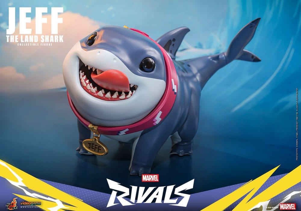 Marvel Rivals Videogame Masterpiece Series Figura de acción Jeff the Land Shark 11 cm