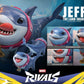Marvel Rivals Videogame Masterpiece Series Figura de acción Jeff the Land Shark 11 cm