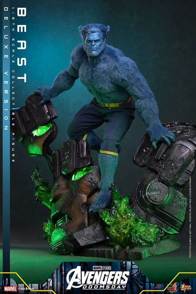 Marvel X-Men Movie Masterpiece Figura 1/6 Beast (Deluxe Version) 33 cm