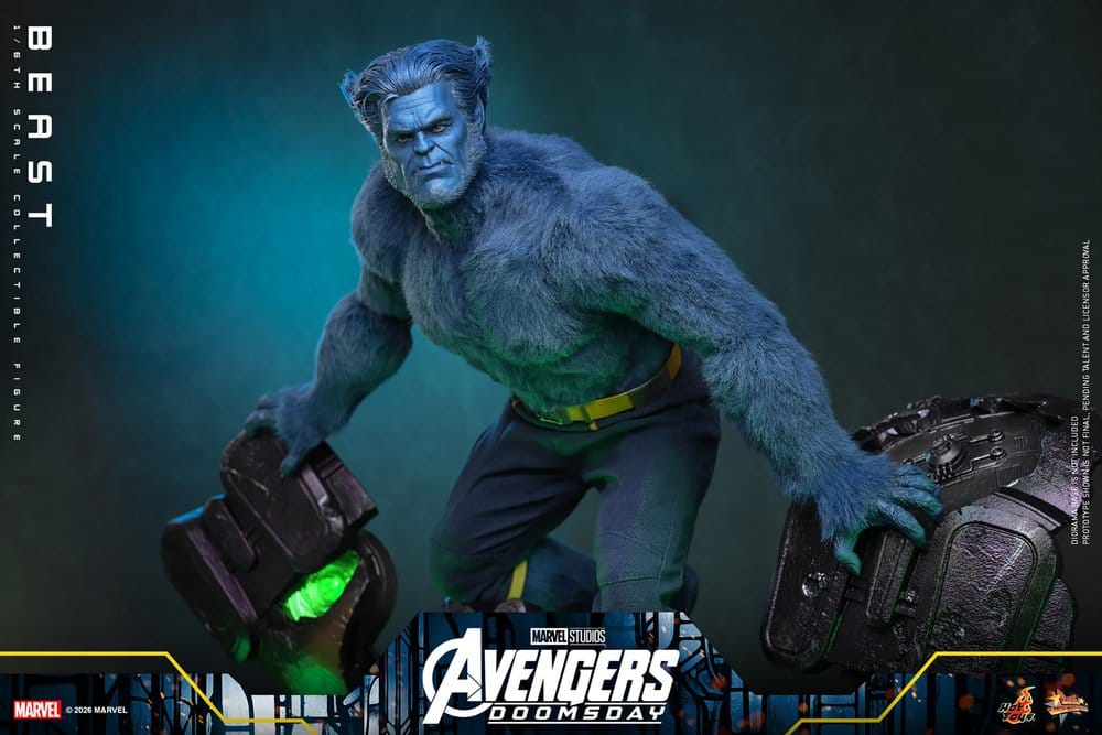 Marvel X-Men Movie Masterpiece Figura 1/6 Beast (Collector Edition) 33 cm