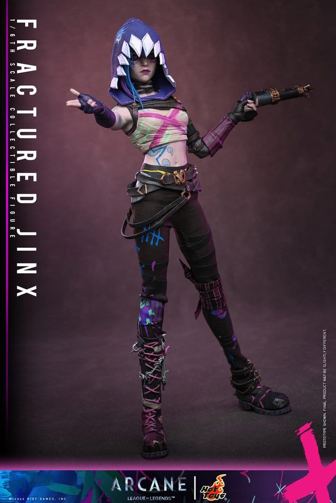 Arcane Figura 1/6 Fractured Jinx 28 cm