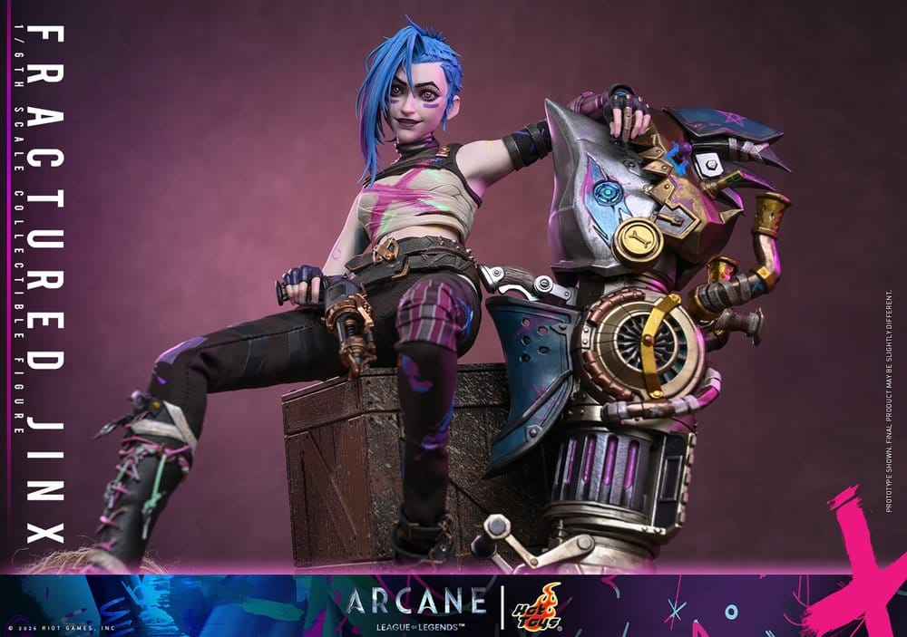 Arcane Figura 1/6 Fractured Jinx 28 cm