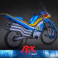 Kamen Rider Black RX Vehículo 1/6 Acrobatter 38 cm