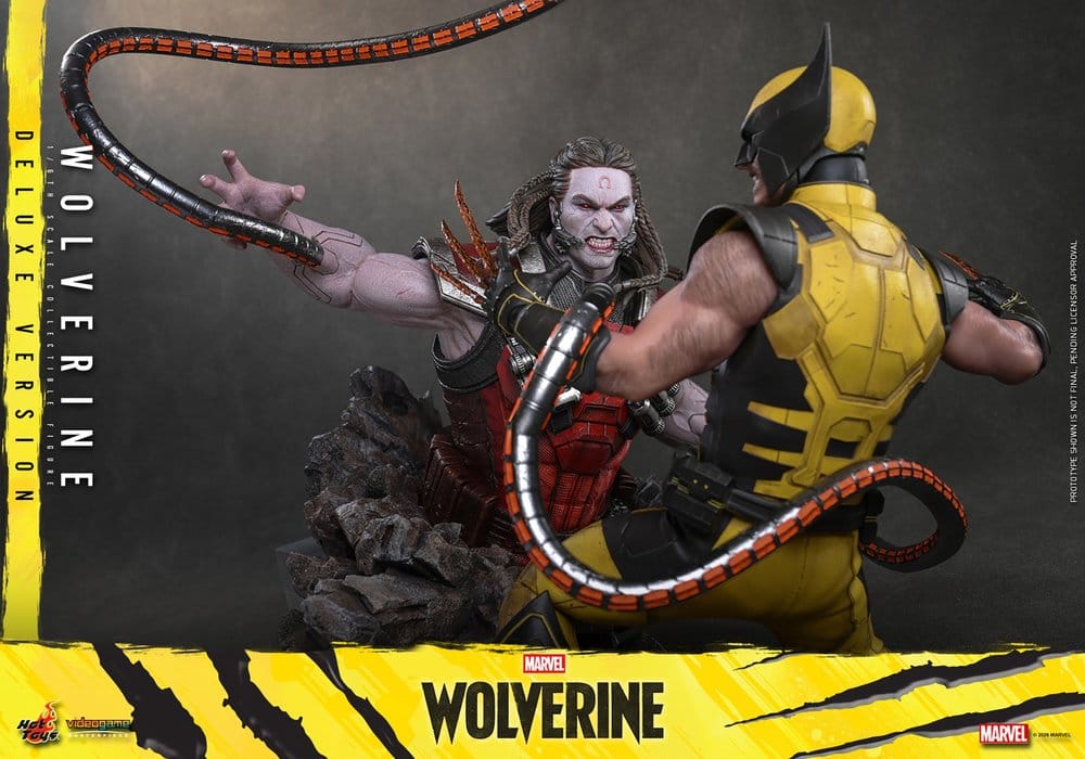 Marvel Video Game Masterpiece Figura de Acción 1/6 Wolverine (Deluxe Version) 29 cm