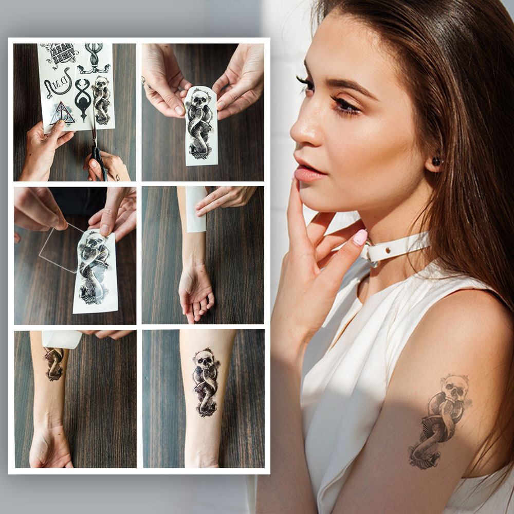 Harry Potter Set de 35 Tatuajes temporales