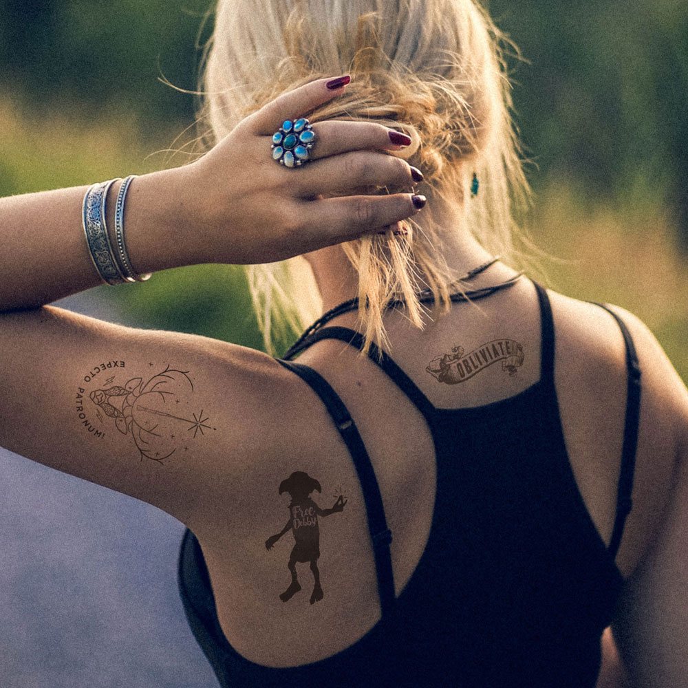 Harry Potter Set de 35 Tatuajes temporales