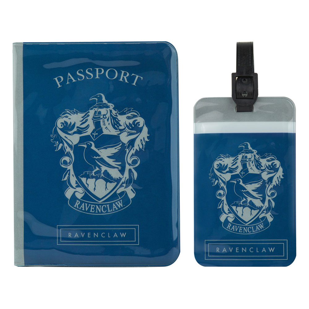 Harry Potter Etiqueta del equipaje & Estuche Pasaporte Set Ravenclaw
