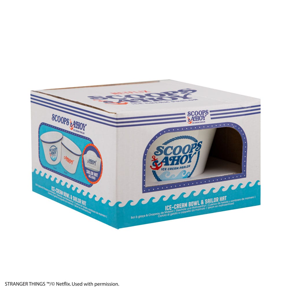 Stranger Things Tazón de helado con gorra de marinero  Scoops Ahoy