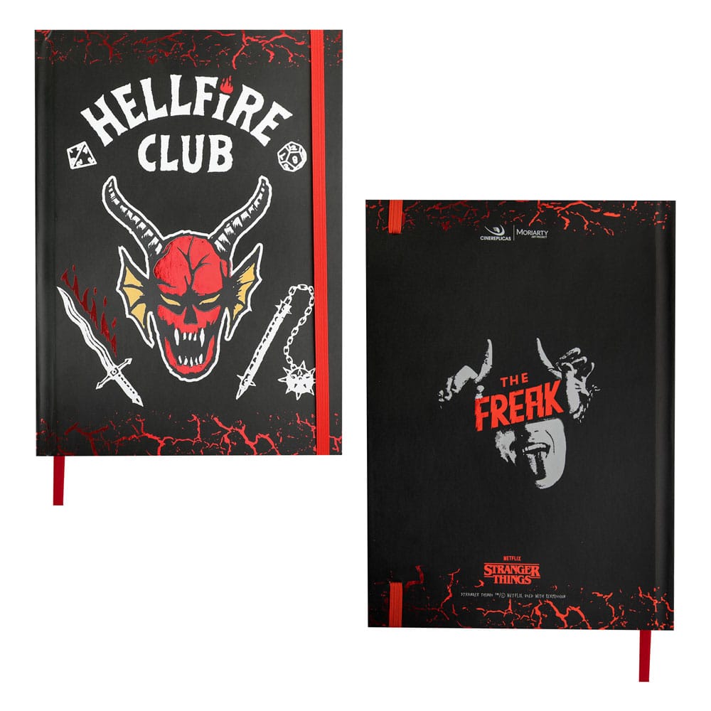 Stranger Things Cuaderno del Club del Fuego Infernal
