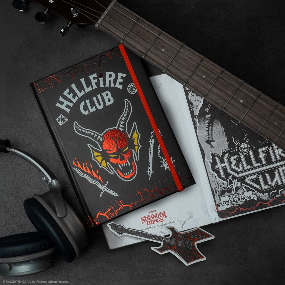 Stranger Things Cuaderno del Club del Fuego Infernal